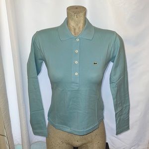 Long sleeve light blue Lacoste shirt Bnwt